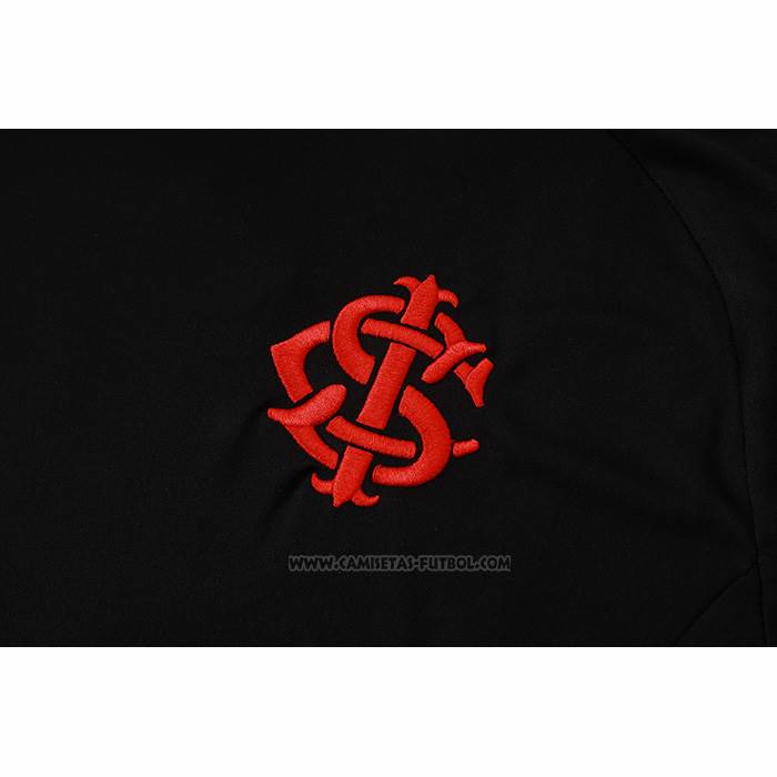 Chandal del SC Internacional Manga Corta 2024-2025 Negro - Pantalon Corto